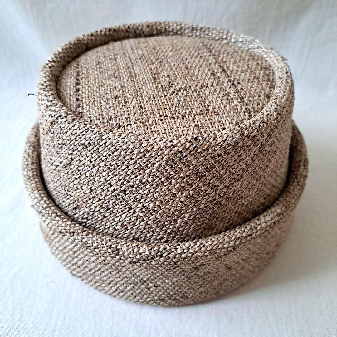 新品、未使用　mite えん帽子　トーク帽　Lサイズ