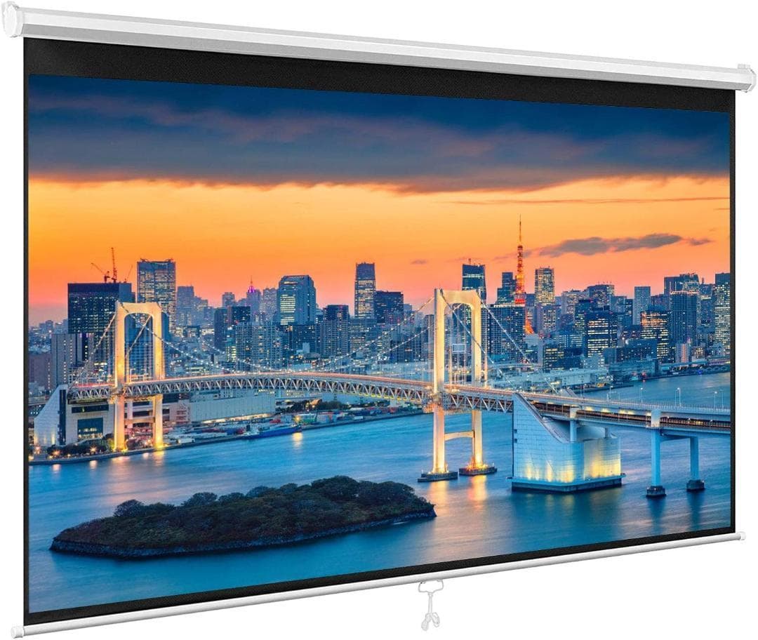 【開封済 未使用品】プロジェクター スクリーン 100インチ 4：3 ４K