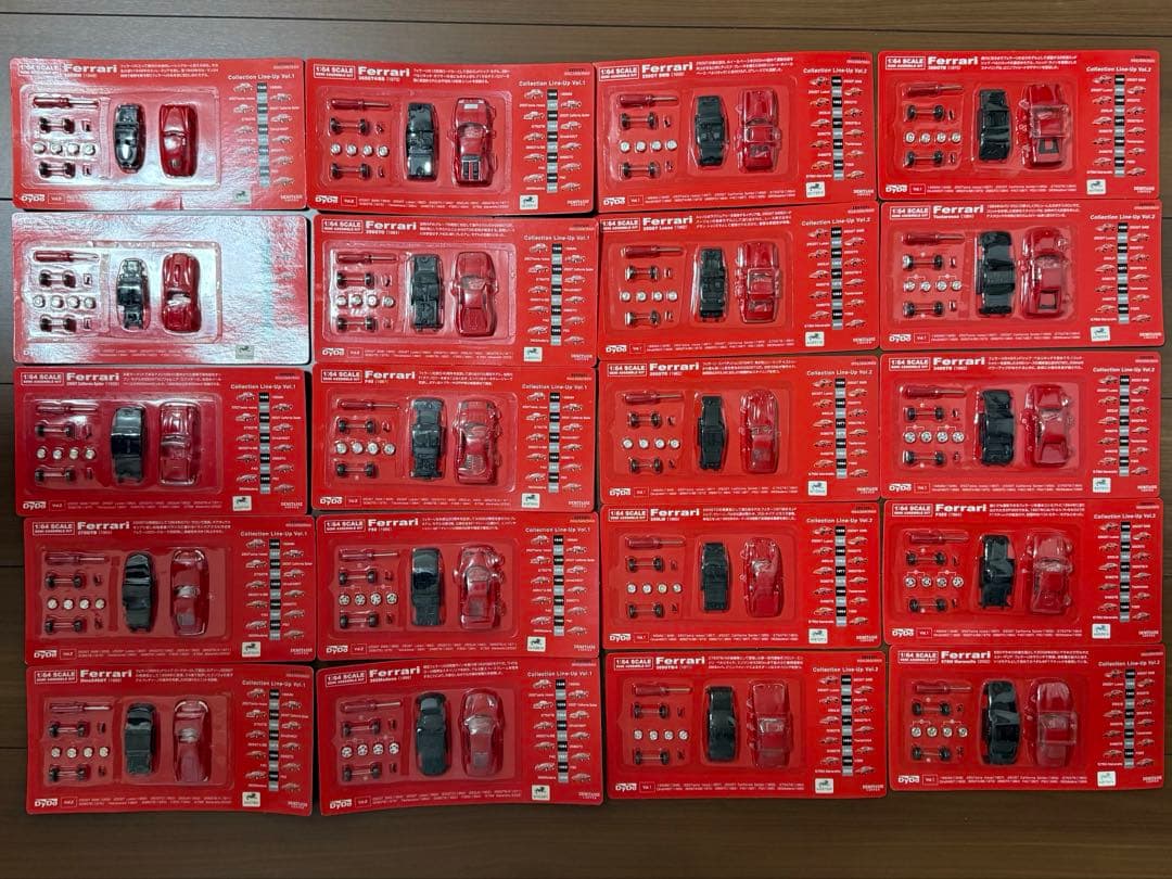dydo Ferrari1/64スケールコレクションVol.1,Vol2全20種