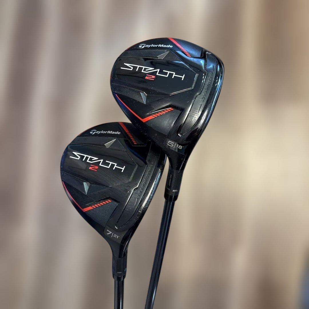 テーラーメイド　ステルス2 フェアウェイウッド 【7W、５Ｗ】2本セット