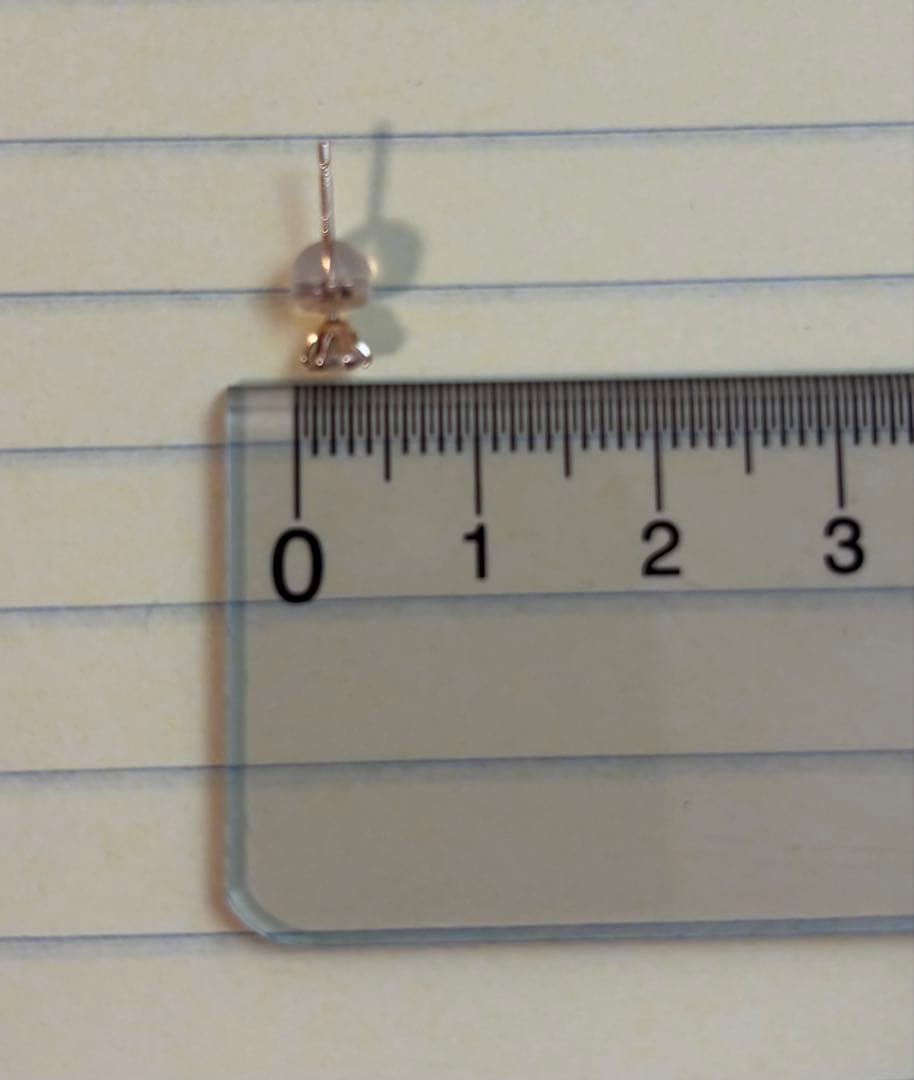 み*ん様 天然ダイヤモンド18金ピアス　アメ横ピジョン