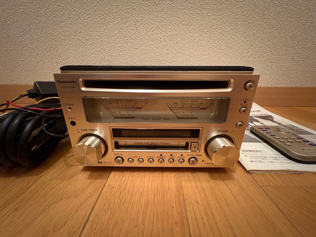 Panasonic CQ-VX5500 美品　実働外し　動作OK