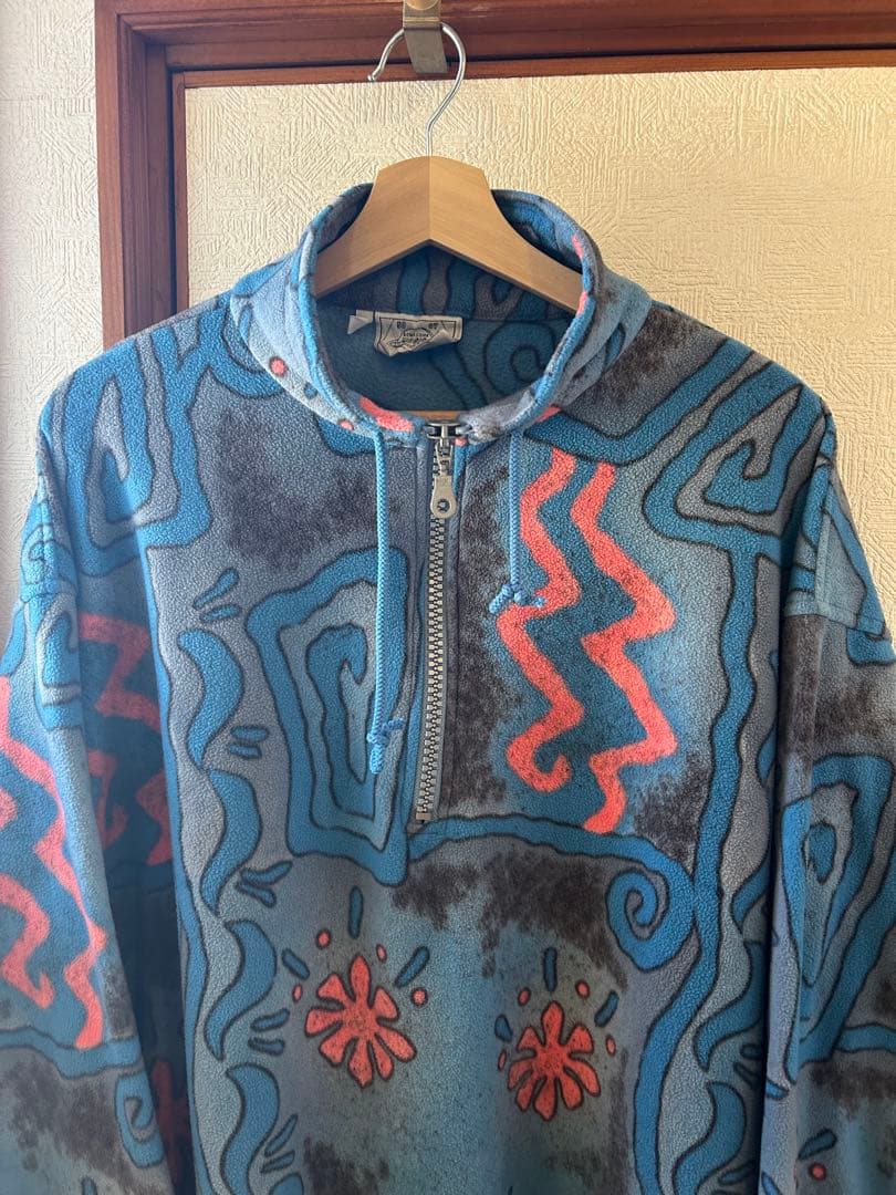 80s〜 MAGIC VENTURE ハーフジップフリース military