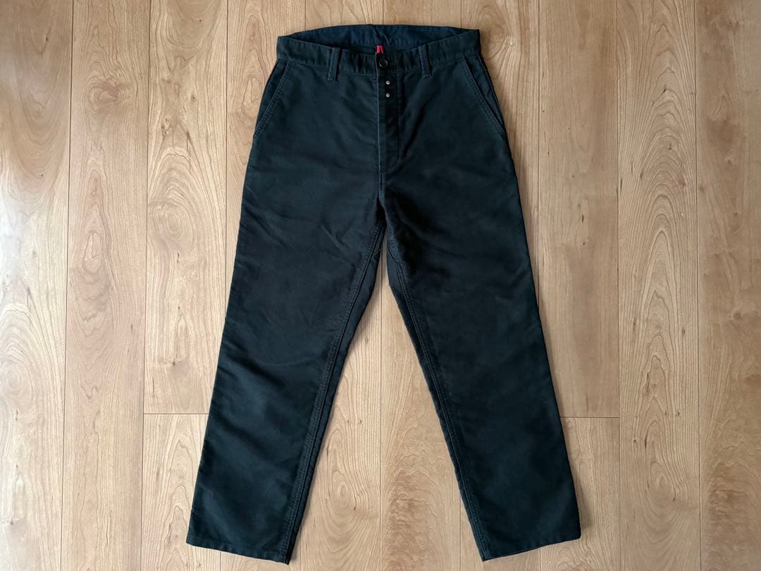 ルサンパレイユ コットン モールスキン ワークパンツ