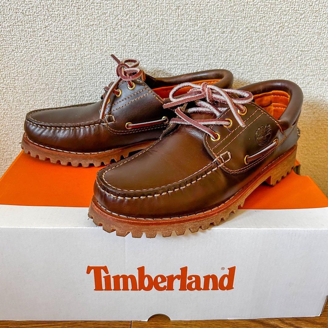 Timberland 3eye Classic ブラウン モカシン 25.5cm