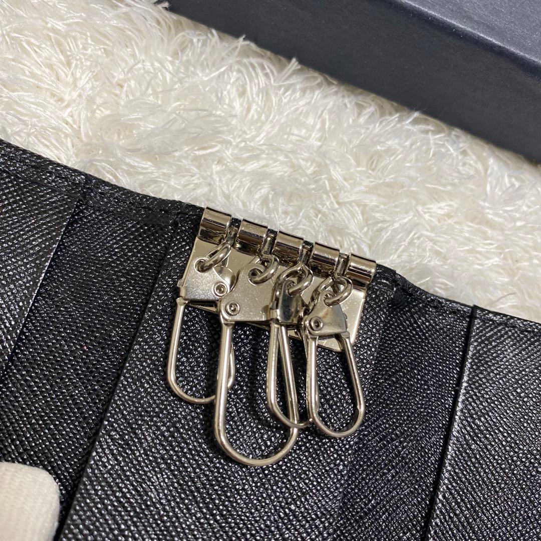 Burberry 4連キーケース　ノバチェック　美品　箱付き　紐付き　お洒落