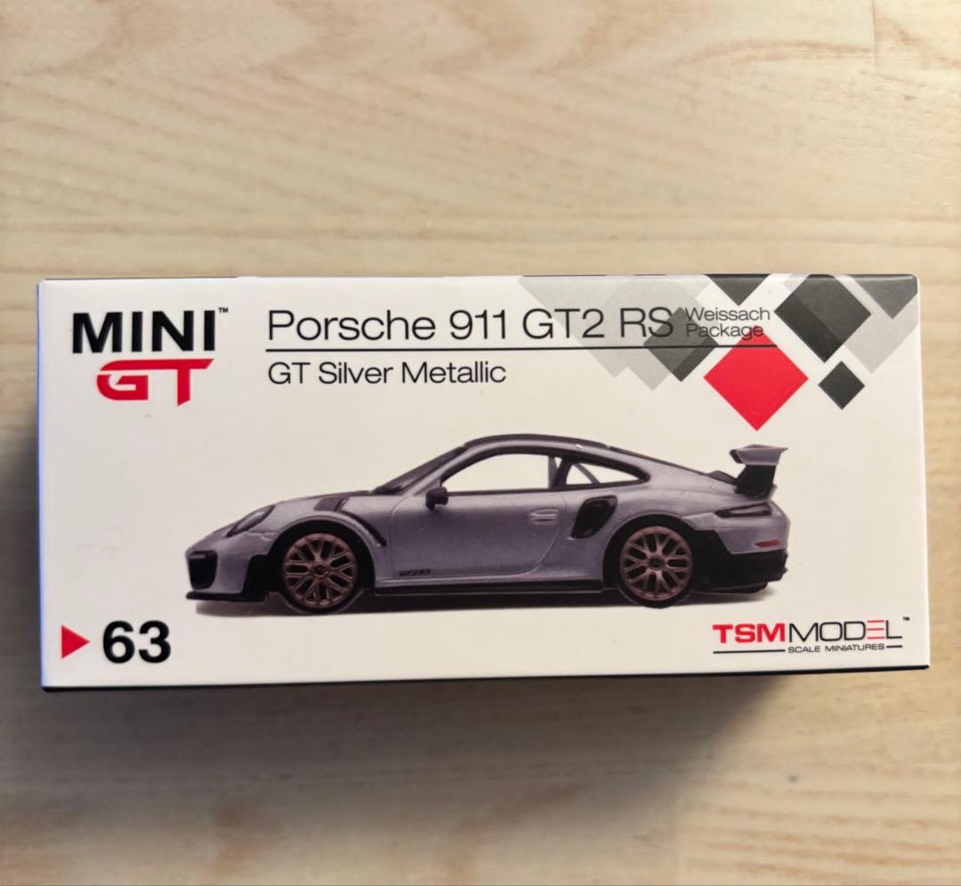 MINI GT Porsche 911 GT2 RS GTシルバーメタリック63