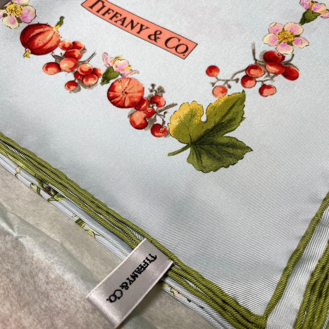 【新品】Tiffany ティファニー スカーフ ボタニカル 大判