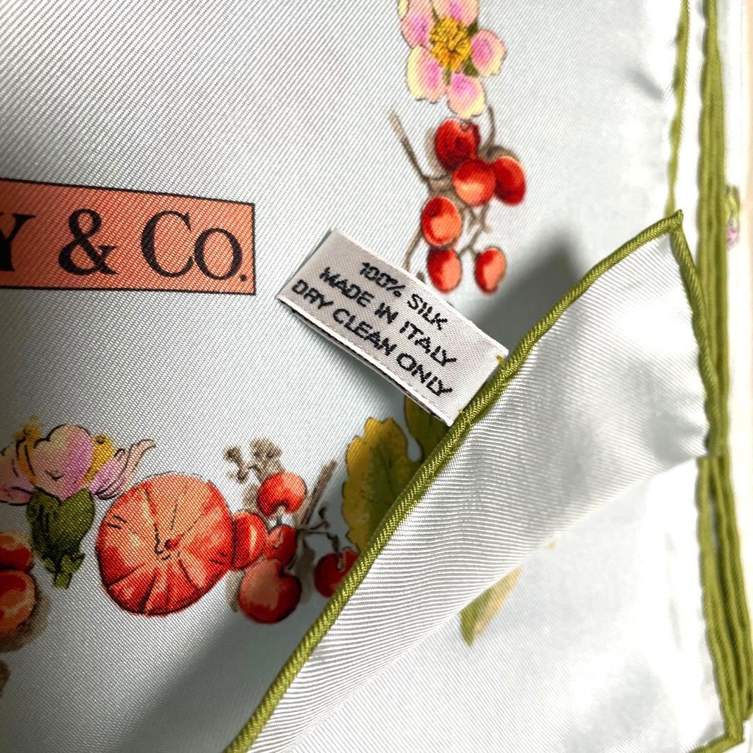 【新品】Tiffany ティファニー スカーフ ボタニカル 大判