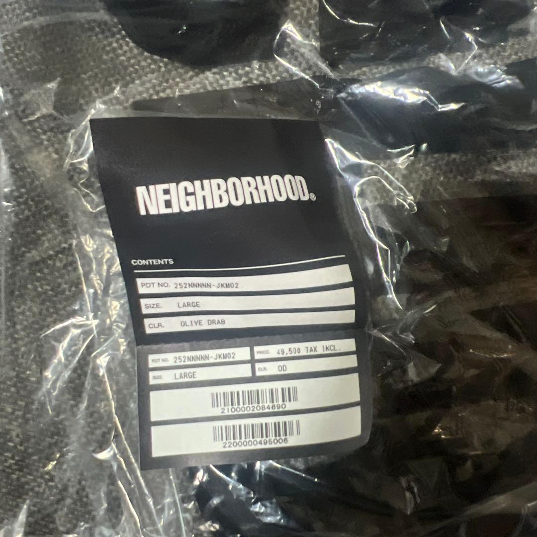 ネイバーフッド　ナンガ　ダウンベスト　オリーブ　L