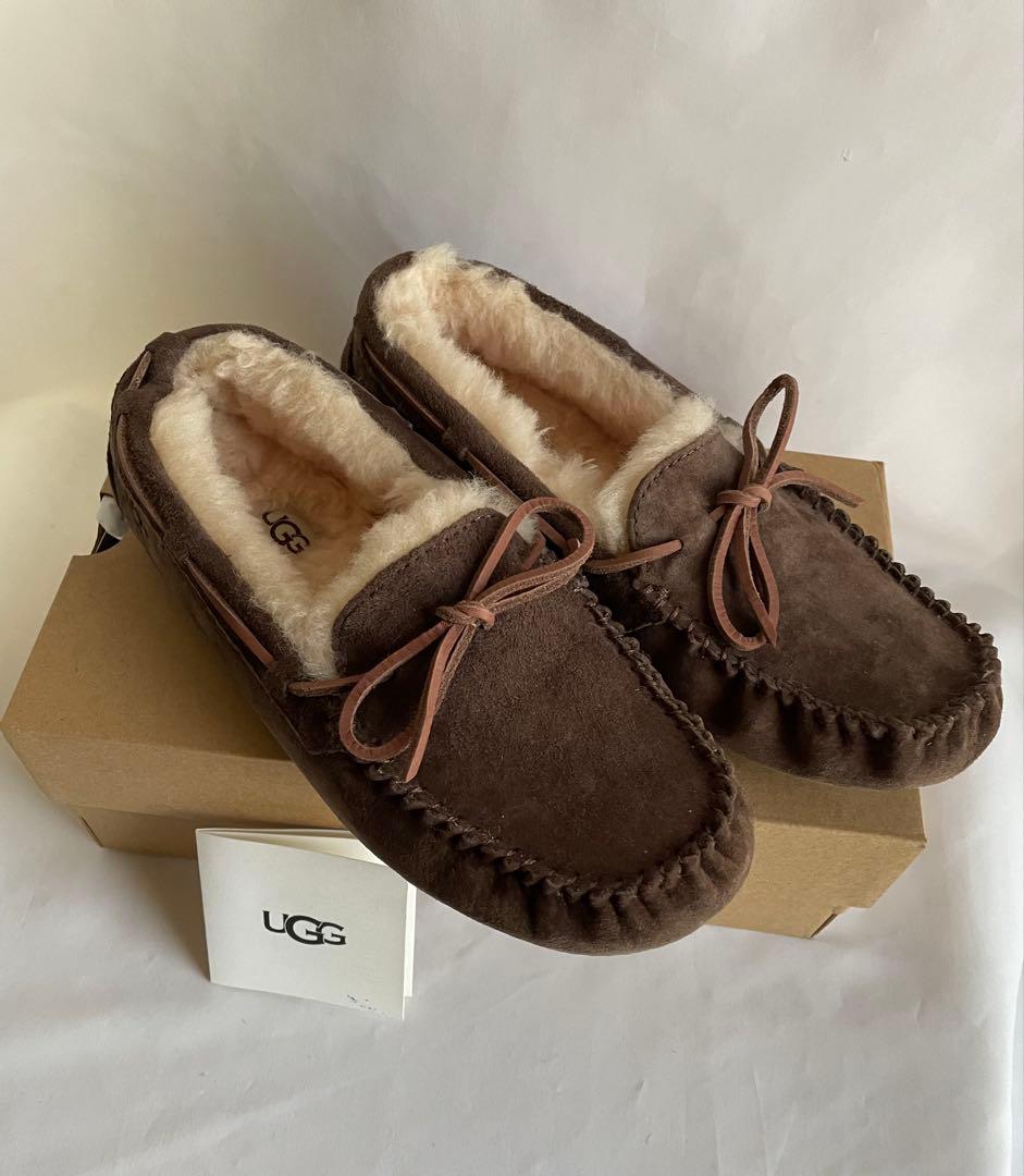 UGG ブラウン モカシン25 新品