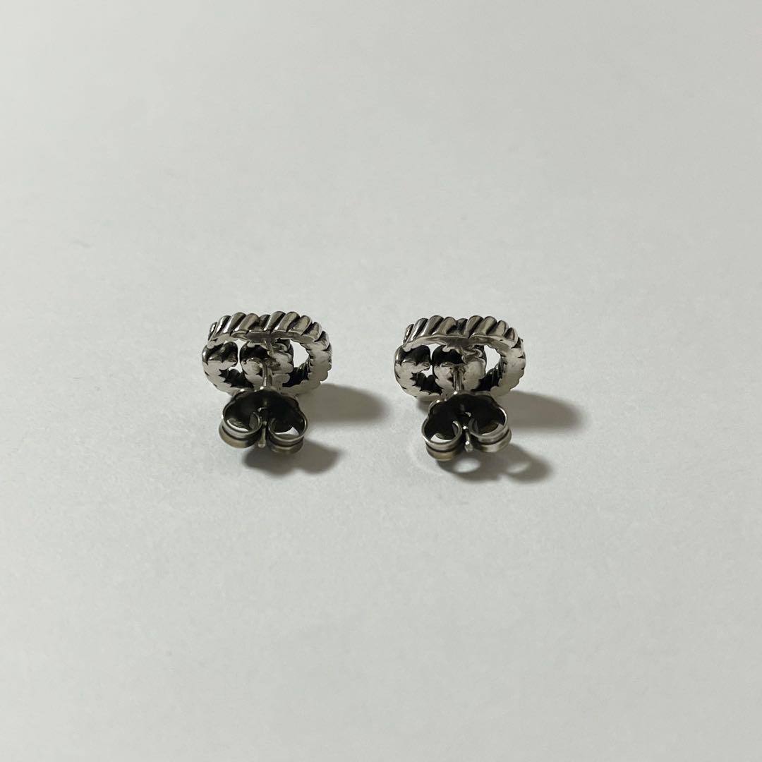 GUCCI グッチ　ピアス　ダブルG シルバー　925
