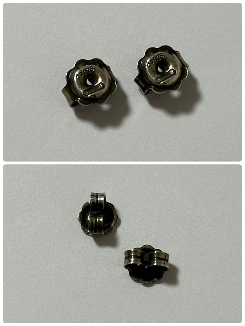 GUCCI グッチ　ピアス　ダブルG シルバー　925