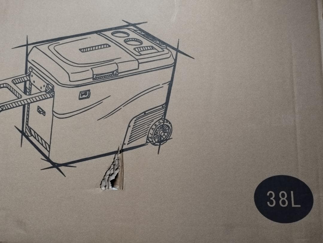 【最終値下げ】冷凍冷蔵庫　38L　2室独立制御　プルロッド付　LCDタッチパネル