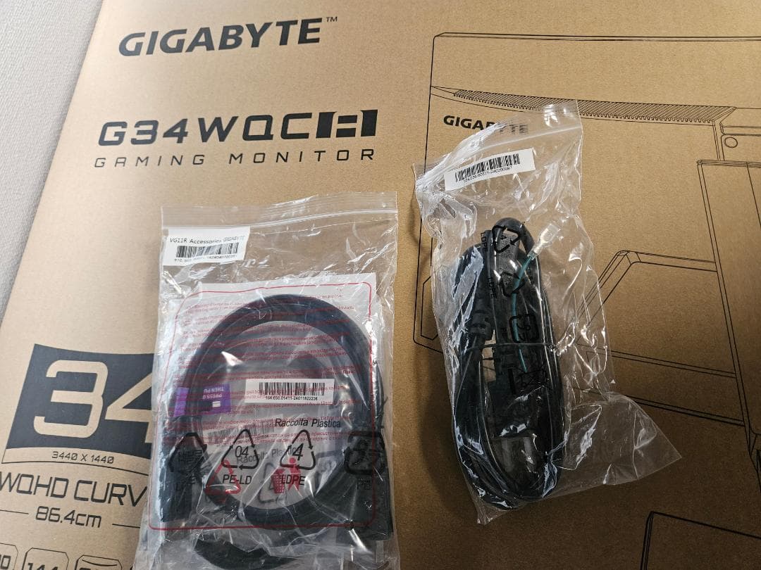 GIGABYTE G34WQC[A] ウルトラワイド