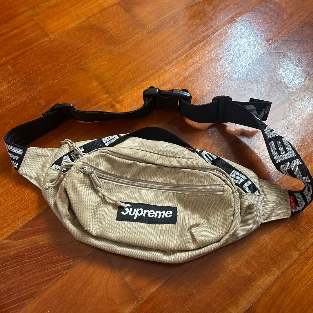 Supreme ボディバッグ ベージュ