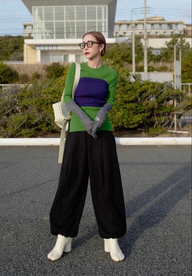 パンツ OMMO IRREGULAR PATTERN PT