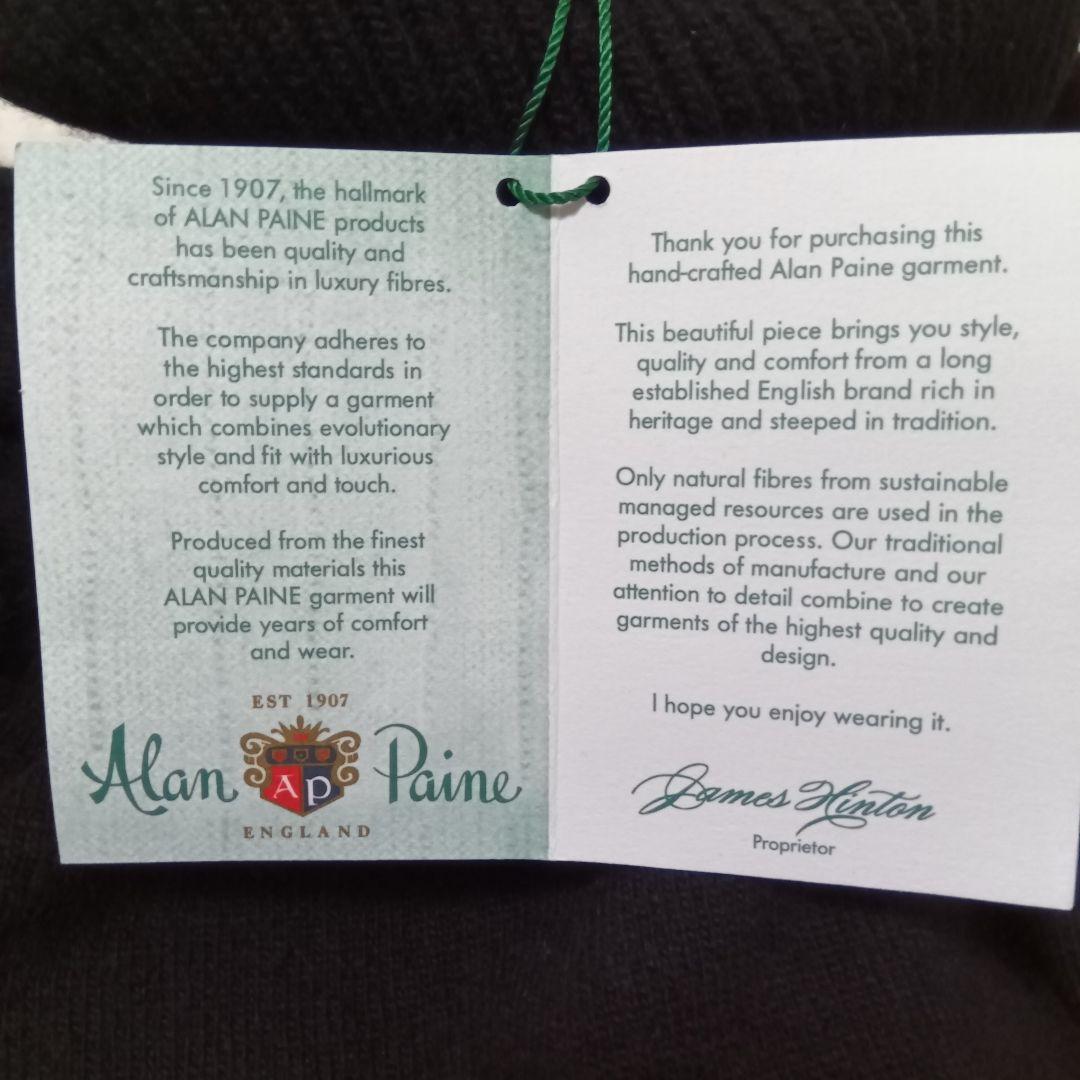 新品　ALAN PAINE　12G　スーパージーロンウール タートルネック　40