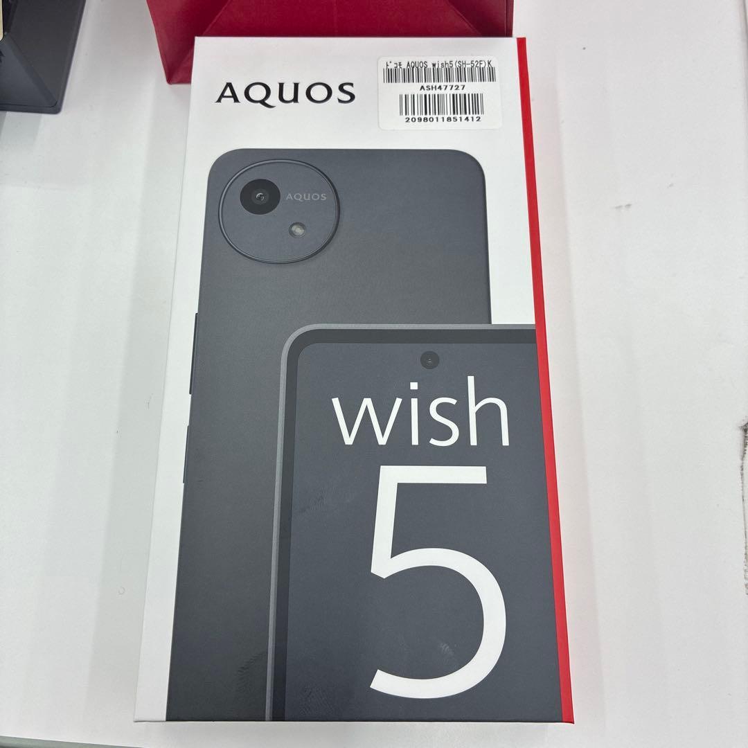 毎日値下げ！AQUOS wish 5 ブラックSIMフリー