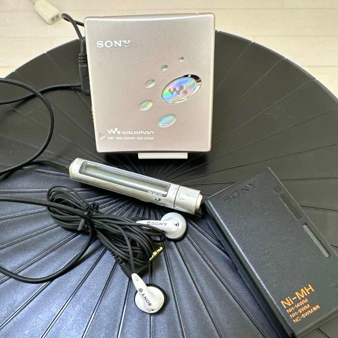 【美品DE完動品】SONY MD WALKMAN MZ-E520