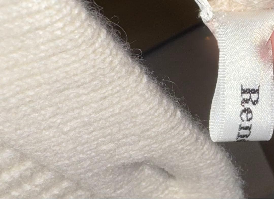 【Reneルネ】新品タグ付定価198000円カシミヤフォックスファーコート38