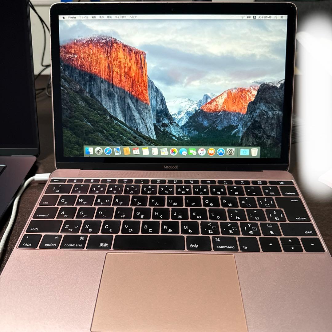 Apple MacBook本体 ローズゴールド12インチ256GB