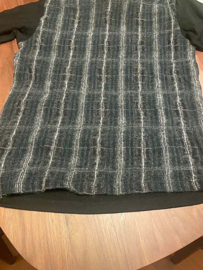 【最終値下げ】COMME des GARÇONS HOMMEチェック柄ニット