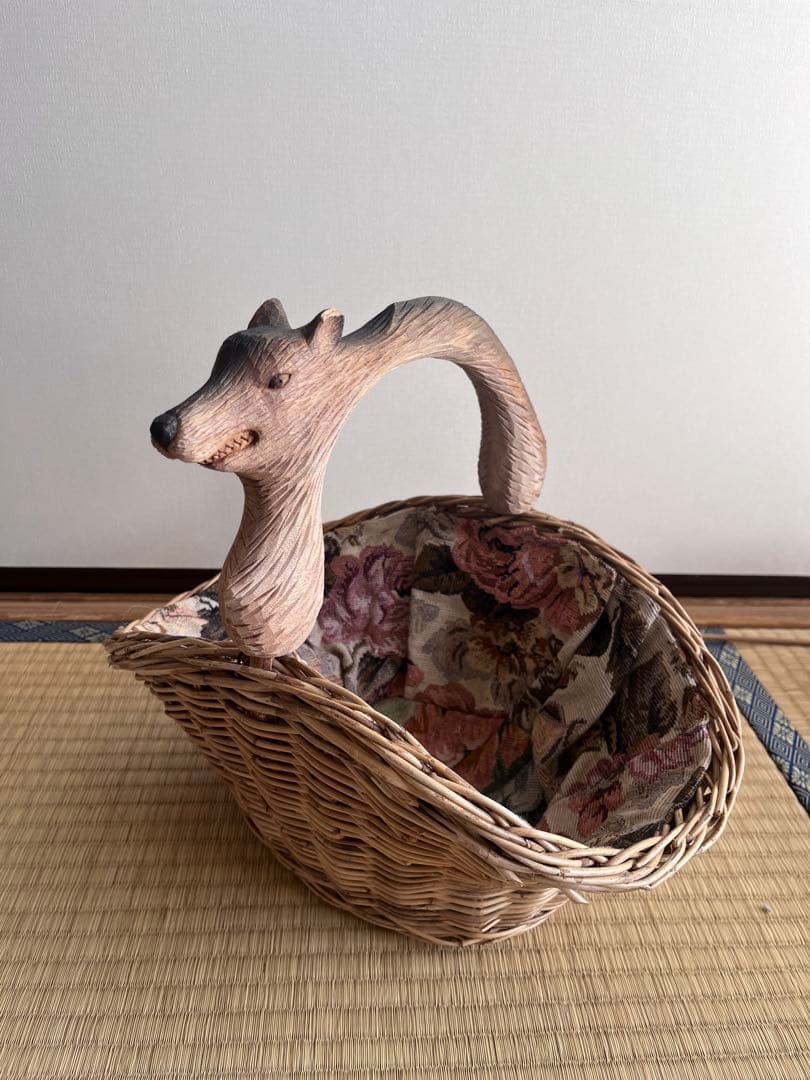 レア✨kiyata オオカミバスケット