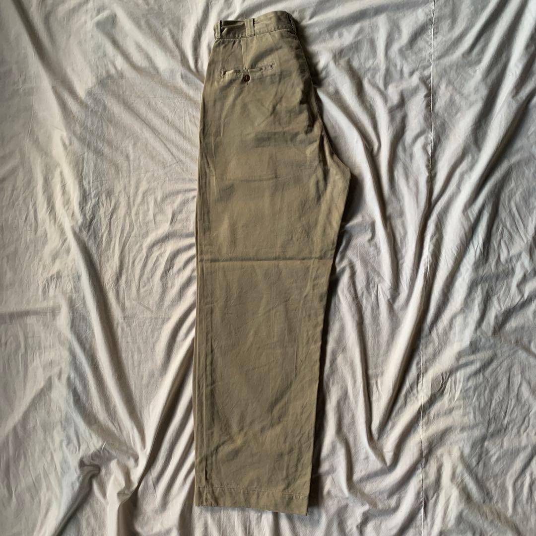 50's US ARMY ヴィンテージ チノパン 米軍実物 尿素ボタン