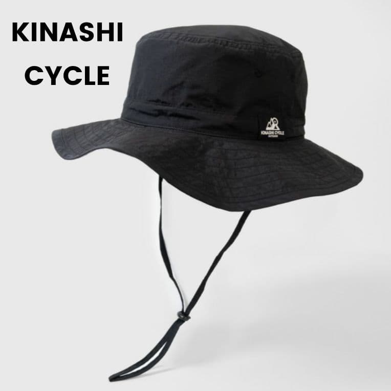 【新品未使用】　木梨サイクル　撥水ハット　ブラック　完売品　アウトドアハット