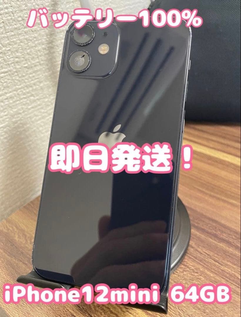 iPhone 12 mini 64GB バッテリー100% 付属品多数✨