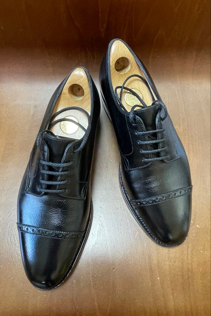 [着用数回 美品] John Lobb ジョンロブ Russel ラッセル 茶箱