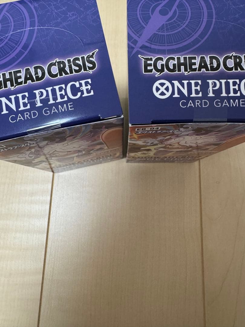EGGHEAD CRISIS ONE PIECEカードゲーム 2BOX テープ付