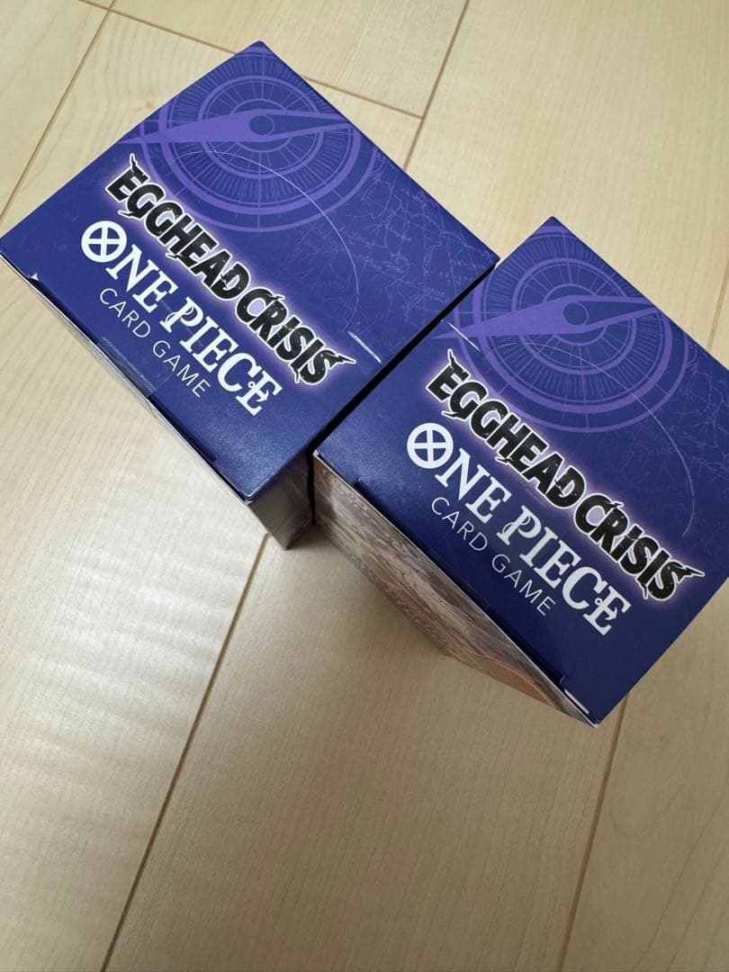 EGGHEAD CRISIS ONE PIECEカードゲーム 2BOX テープ付