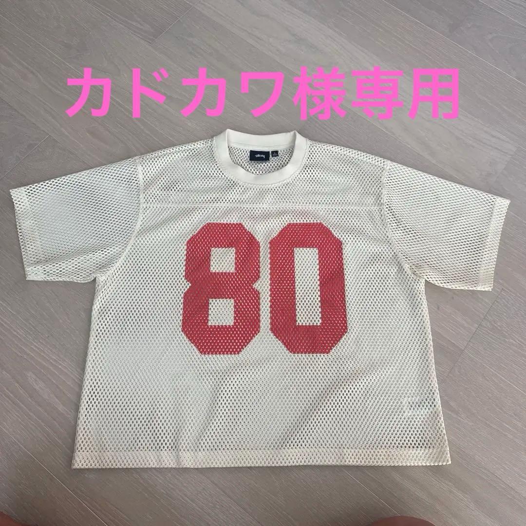 最終値下　stussy TEAM JERSEY 80 NATURAL Lサイズ