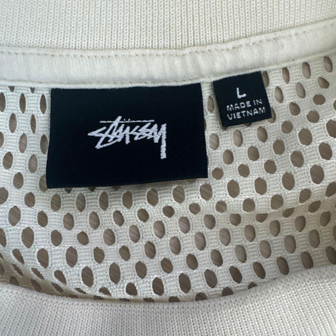 最終値下　stussy TEAM JERSEY 80 NATURAL Lサイズ