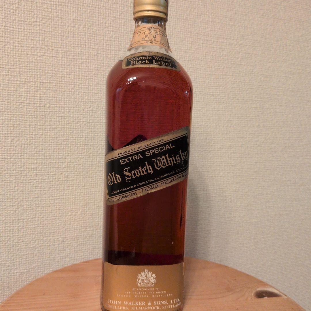 【古酒】ジョニーウォーカー　　黒　　特級　　金キャップ 945ml