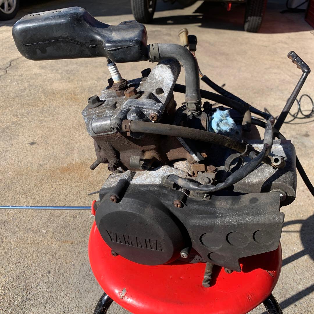 TZ50 エンジン　圧縮あり　マニホールド　オイルポンプ　ジェネレーター　セット