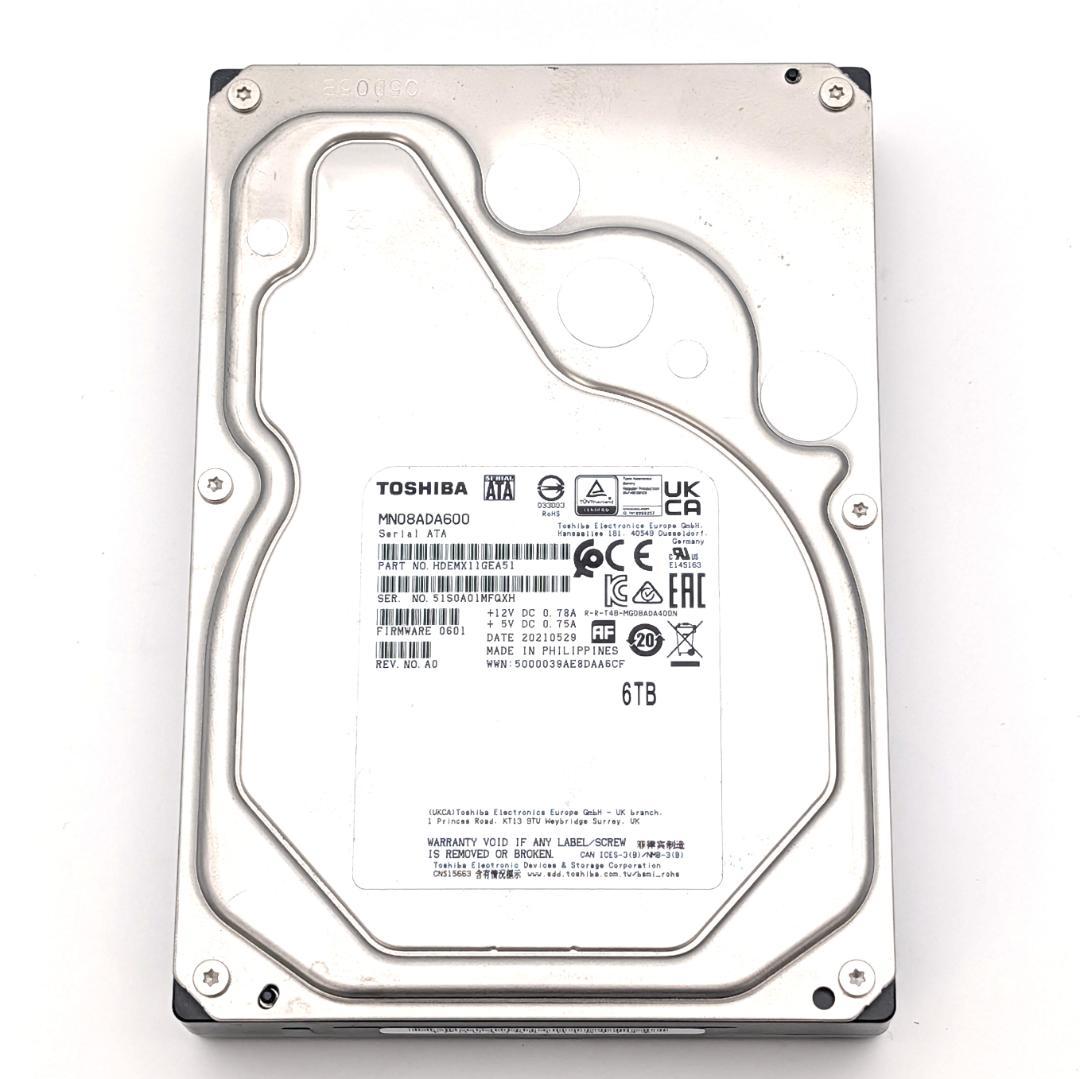 TOSHIBA MN08ADA600 NAS向けHDD 6TB