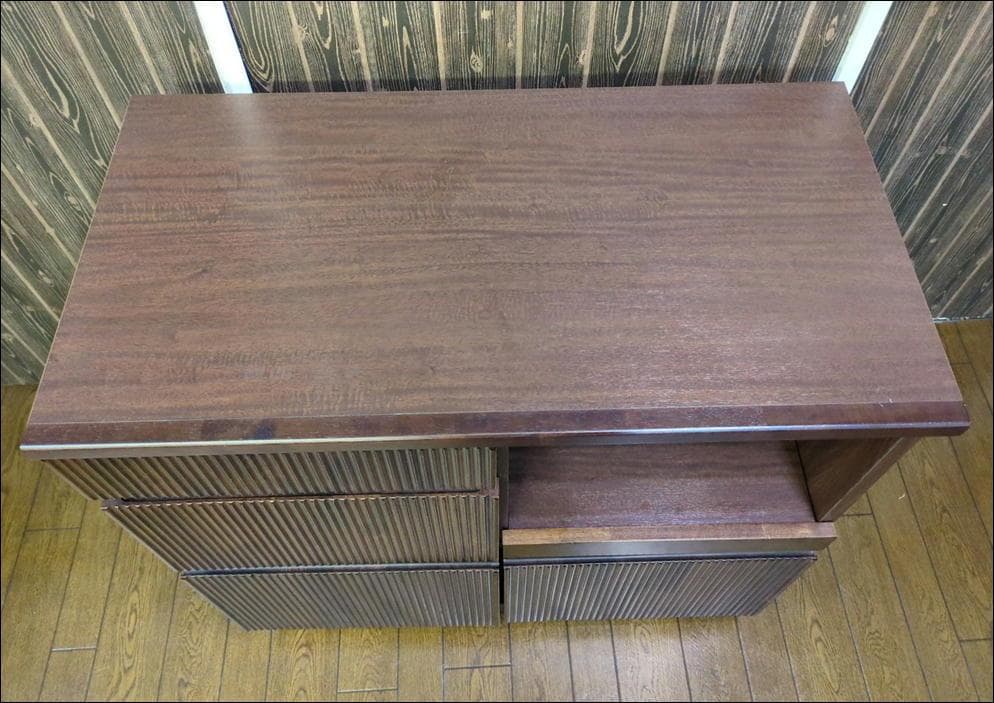 〈たのめる便〉a.flat エーフラット キッチンカウンター アジアンテイスト