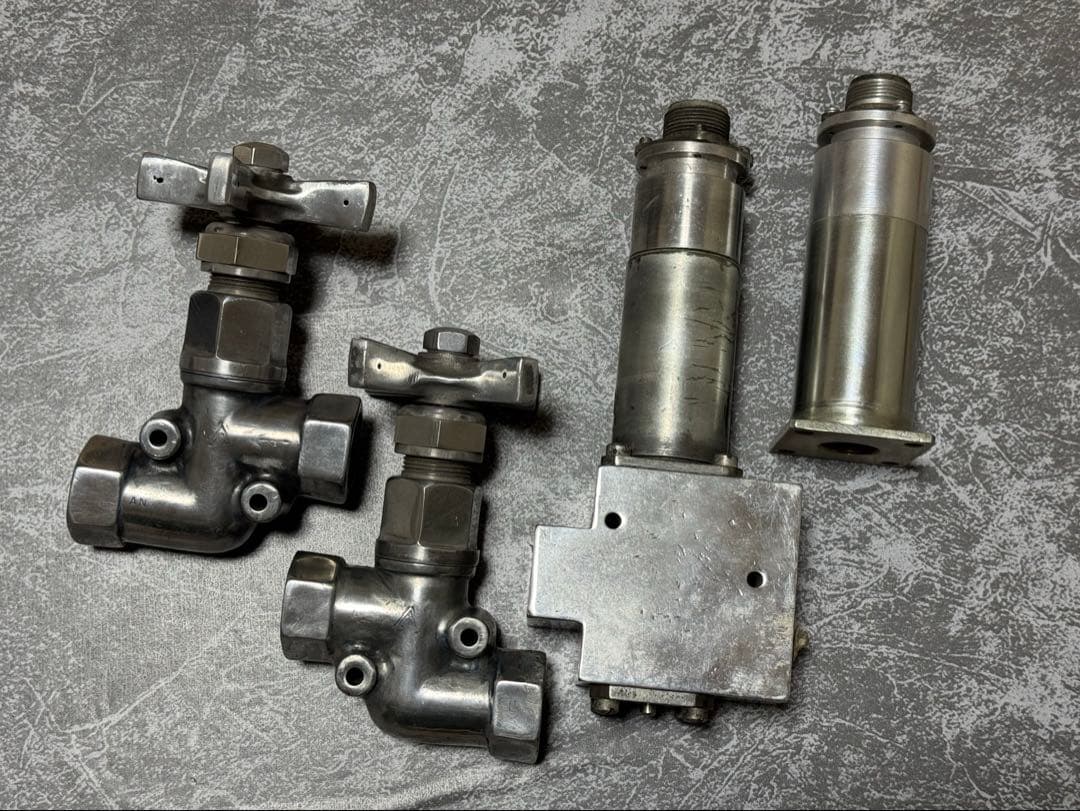 ハイドロ用 蛇口スロー＋スクエアダンプ・油圧パーツ 4点セット