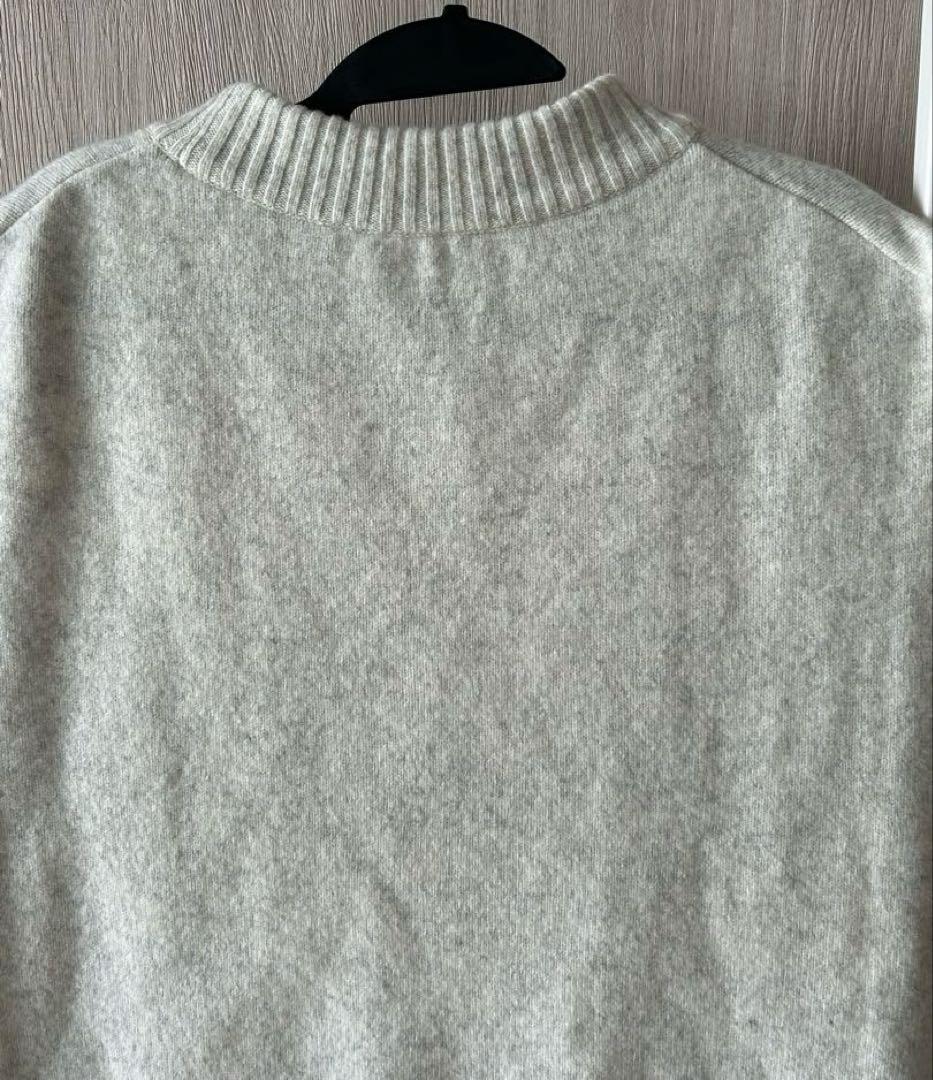 NARU ナル／タスマニアラムボックスニット／アイボリー／ウール100%／日本製