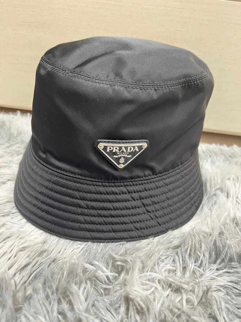 PRADA バケットハット Sサイズ RE-NYLON