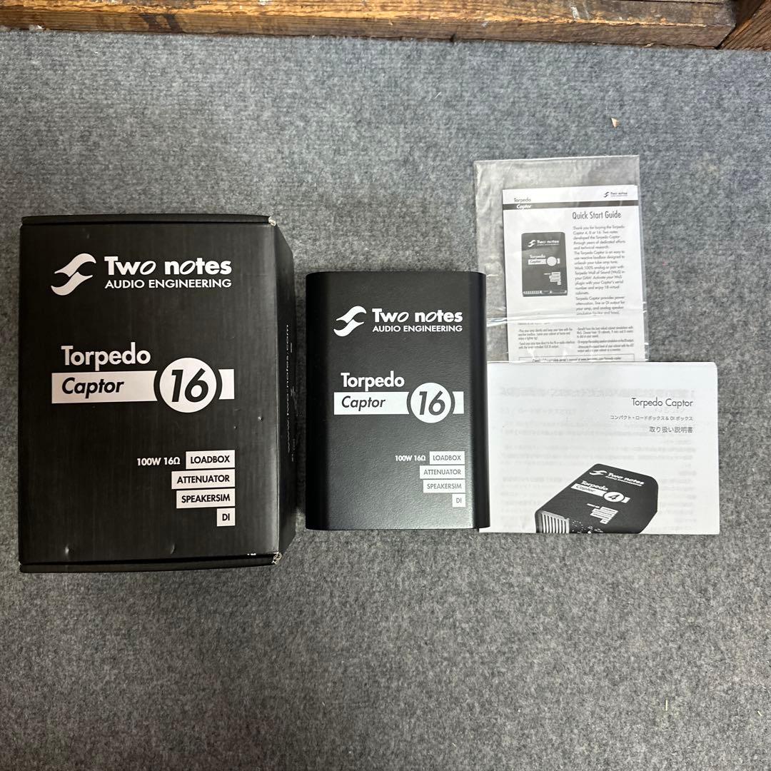 r*a様 【美品】Two notes Torpedo Captor16Ω 外箱・