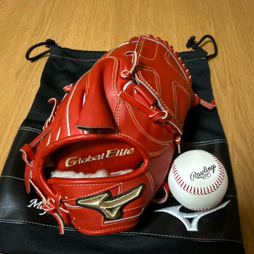 〜11/24値下 硬式　投手用グローブ　ミズノ　グローバルエリート　ピッチャー