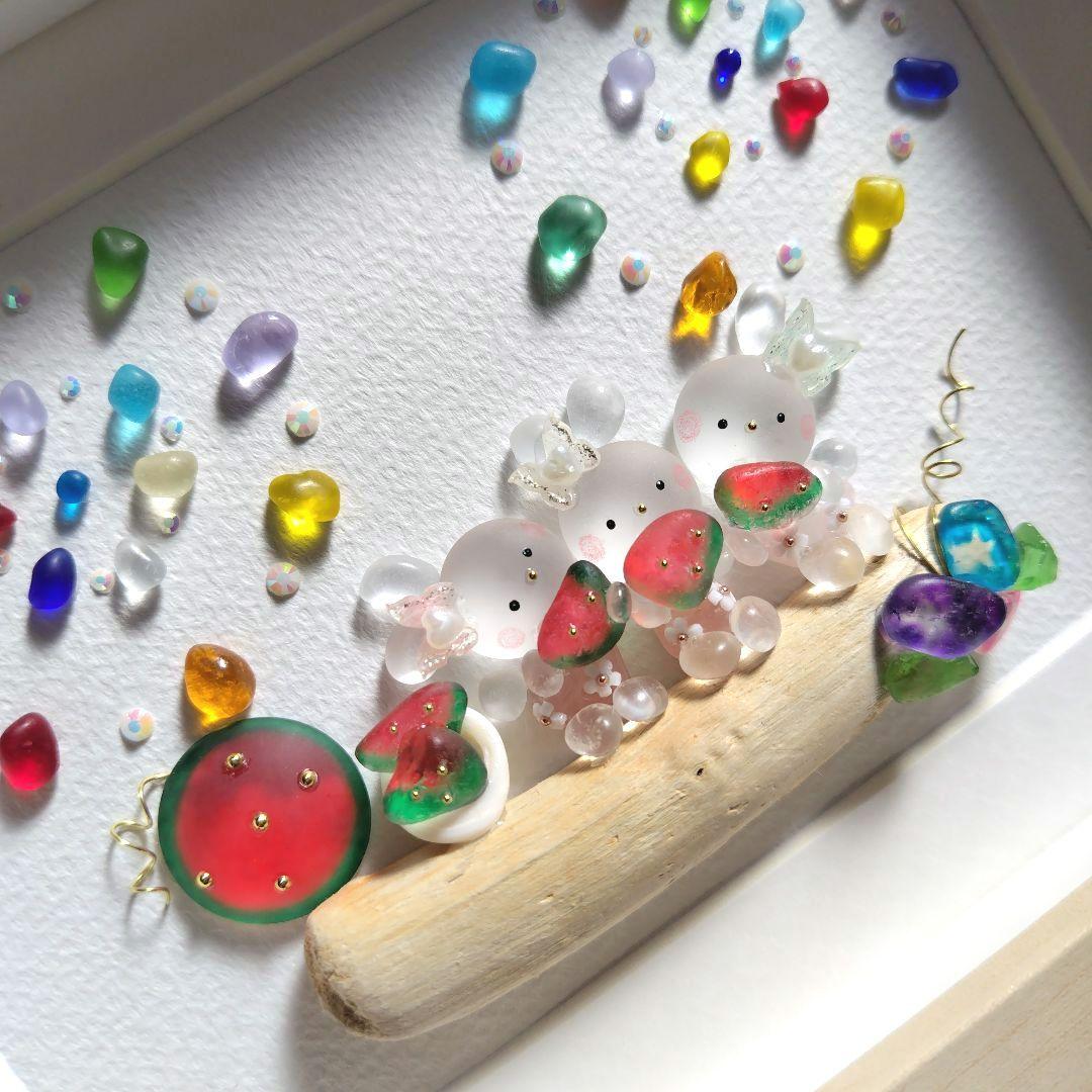 ゆうちゃむ様 シーグラスアート『 .。.:Summer.。.:*』