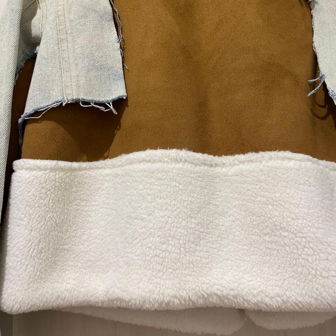 Eimee Law ボアドッキングデニムジャケット