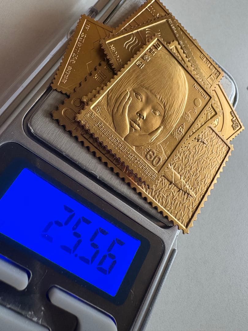 松本徽章工業　純金　金属工芸品　まとめて　25.56g 純金/純銅　認定証付き