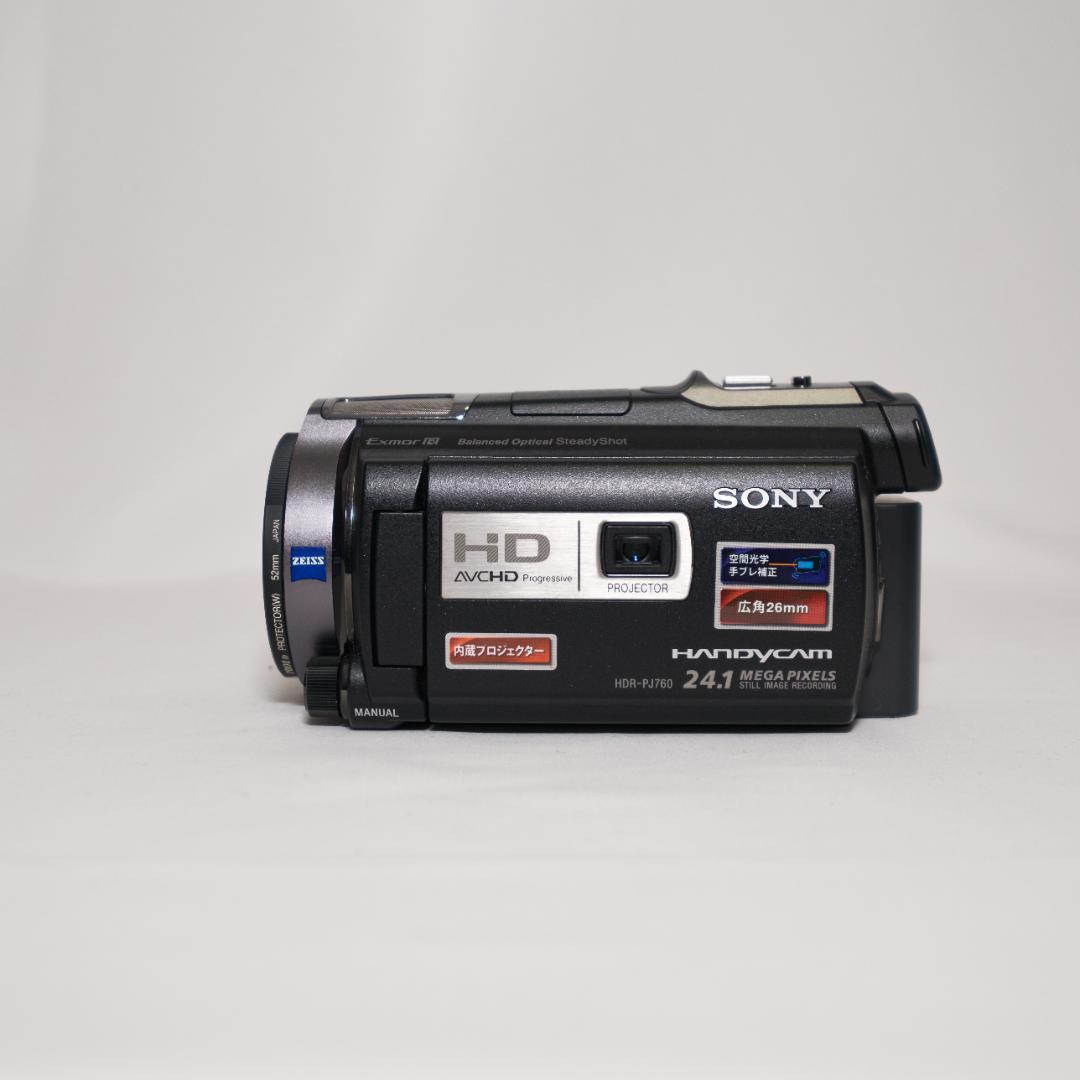 SONY HANDYCAM ブラック HDR-PJ760V 【中古】