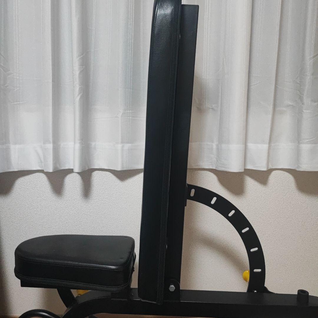 ノーブランドアジャスタブルベンチ 黒 調整可能 業務用